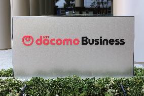 NTT DOCOMO Business signboard and logo